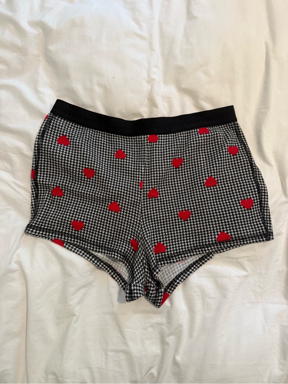 Victoria's Secret Pajama Set with Red Hearts